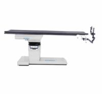 Table d'opération électro-hydraulique HE-608-S pour radiologie interventionnelle, plateau en fibre de carbone, compatible avec le bras en C