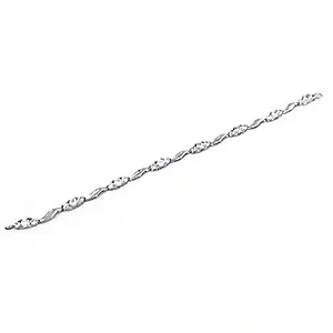 <b>Women's</b> <b>Silver</b> Cubic Zirconia Crystal Bracelet Elegant Party Wear Gift <b>Bangles</b> - Product Image 3