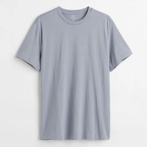 Nueva llegada 100% algodón hombres cuello redondo manga corta Camiseta suave algodón Casual Wear camiseta - Product Image 1