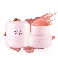 Vente en gros emballage vide de fard à joues poudre maquillage personnalisé fard à joues bâton tube récipient en plastique