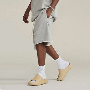 Pantalones cortos de calle para hombre lavados Vintage de verano, ropa de punto transpirable de secado rápido, bolsillos de diseño de pierna ancha con estampado disperso - Product Image 5