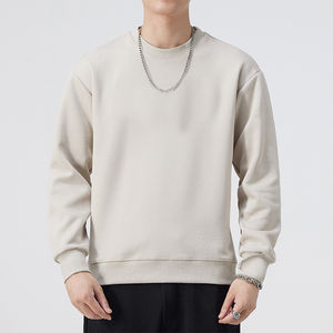 เสื้อสเวตเตอร์ของผู้ชายผ้าฝ้ายรุ่นเฮฟวี่เวตคอตตอนลายนูน3D ตามสั่งพิมพ์โลโก้ตามสั่ง100% - Product Image 3