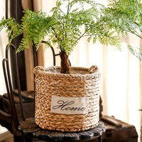 Rak Pot Tanaman Bambu Anyaman Tangan Grosir untuk Taman Rumah, Rak Tanaman Rotan Kayu untuk Dalam Ruangan, Pot Tanaman Bunga dari Vietnam