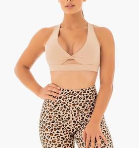 Soutien-gorge de sport sans couture en Nylon à haute élasticité soutien-gorge de fitness léger respirant à séchage rapide pour adultes course Sexy - Product Image 1