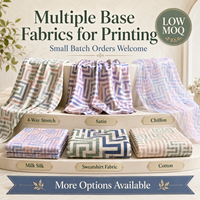 Tissu en mousseline de soie à motif labyrinthe personnalisable, motif floral, polyester doux, pour écharpe, chemise, foulard – Usine OEM/ODM – Meilleures ventes