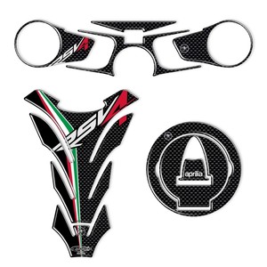 Kit Adesivi in Resina Gel 3D, Decalcomanie Decorative Compatibili con Moto APRILIA RSV4 Carbon - Product Image 2