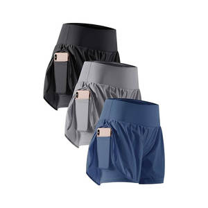 ชุด2ชิ้นกางเกงขาสั้นสลิมฟิตแขนยาวพิมพ์ลายกีฬา - Product Image 3