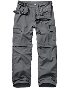 Pantalones de Senderismo Casuales Personalizados para Hombre, de Secado Rápido, UPF 50, Elásticos, Gruesos, para Viajes, Golf, Safari, con Bolsillos con Cremallera, para Deportes al Aire Libre - Product Image 1