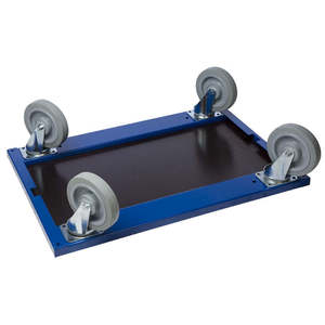 Roues de remplacement en polyuréthane KM144-4 de 200 mm, roues en PP PU utilisées pour les chariots Tillbehr - Product Image 1