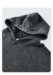 Custom Logo Fabric 100% Cotton Printing Leaf Vintage Distresed Premium <b>Hoodies</b> Men'S Hoodie men's <b>hoodies</b> - Product Image 3