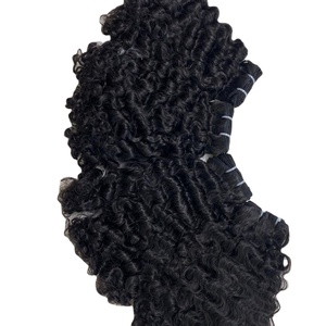 ช่อผมมนุษย์แท้จากเวียดนามสำหรับผู้หญิงผิวดำมัดผมมนุษย์แท้100% ตรงมีลูกไม้ปิดด้านหน้า - Product Image 2