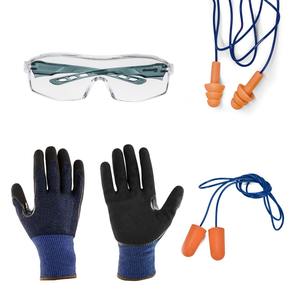 Equipo de seguridad de alta calidad para herramientas eléctricas, incluidos guantes anticorte y gafas protectoras de seguridad para uso industrial - Product Image 2
