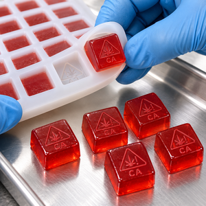 Silicone Candy Mold Vector mold Square Gummy Tray for Pectin and Gelatin Gummies in <b>Confectionery</b> Kitchens - Product Image 1