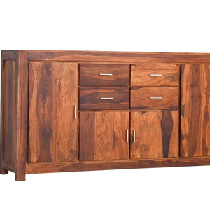 Armoire de stockage extensible convertible en bois de manguier massif de luxe moderne personnalisée meilleure qualité Console de polissage naturel école à domicile - Product Image 1