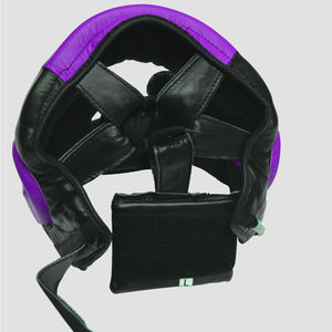 Best Premium Cowhide Leather Head Guard MMA Protective Gear Sparring Helmet Protector Boxing Fighting <b>Dummy</b> Type BLAZE GEAR - Product Image 5