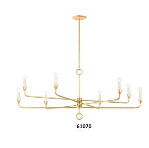 Candelabro de iluminación Interior de Metal negro, lámpara colgante de diseño moderno, candelabro de Metal, uso de aspecto moderno para decoración de comedor - Product Image 2