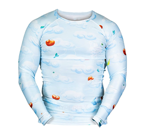 All-Purpose Spandex/Nylon Rash Guard for Travel Sports & <b>Water</b> <b>Fun</b> Quick Dry Easy to Pack - Product Image 1