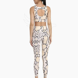 Dernier modèle de ensemble de yoga pour femmes sur mesure sans couture ensemble de yoga pour femmes tenue décontractée ensemble de yoga pour femmes - Product Image 2