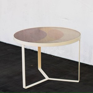 Mesa Auxiliar Moderna para Sala de Estar, Mesa de Centro de Metal Natural con Detalles Decorativos para Uso Junto a la Cama - Product Image 2