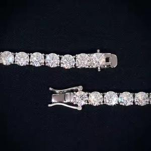 Luxury Fully Iced Miami Cuban Link Chain D VVS Studded Diamond Tester Check Moissanite Diamond Chain Iced Diamond Cut Collection - Product Image 2