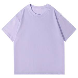 T-shirt à manches courtes, col rond, coupe ample, épaules tombantes, en coton lourd 230g, écologique, prix d'usine Chine, Bangladesh - Product Image 4