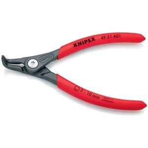 Alicates de seguridad exteriores KNIPEX a 01 para fibras de viscosa, para ejes y wellen, 3-10 mm, longitud 130 mm - Product Image 4