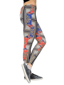 กางเกงเลกกิ้งผ้ายืดสำหรับผู้หญิงเลกกิ้งพิมพ์ลายสำหรับเล่นโยคะฤดูหนาว - Product Image 3