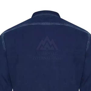 Chemises en jean pour hommes Street Wear, respirantes, avec logo personnalisé - Product Image 6