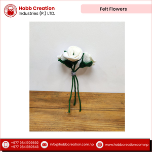 Tùy chỉnh thanh lịch len nhỏ cảm thấy hoa chất lượng cao handmade trang trí tường cho tốt nghiệp Halloween phục sinh-Làm cho thiết kế của riêng bạn - Product Image 4