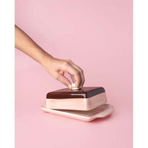 Hộp đựng bơ gốm sứ thủ công, làm thủ công tại Tây Ban Nha, dùng để bảo quản thực phẩm - Product Image 1