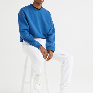 350 Gsm Heavyweight 100% Cotton Winter <b>Fleece</b> Eco-Friendly Breathable <b>Sweater</b> Sweatshirt for Unisex Casual Oversized Custom Logo - Product Image 4