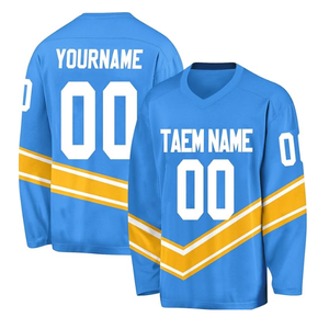 Jersey de Hockey personalizado de alta calidad al por mayor bordado técnico sublimación uniforme de Hockey sobre hielo para adultos - Product Image 1