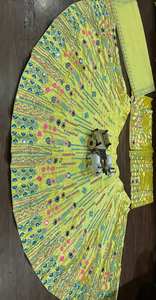 Designer Wedding Wear 4 meter <b>flared</b> Chinon Silk Lehenga With Real Mirror Embroidery <b>Sequins</b> Work - Product Image 3