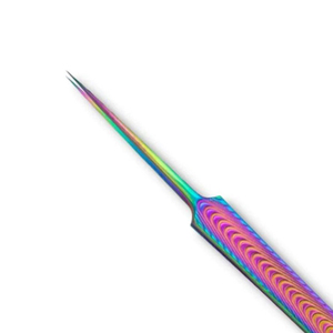Pince à cils de haute qualité gros Logo personnalisé pince à épiler à pointe pointue outils de beauté Extensions de cils pince à épiler incurvée - Product Image 5