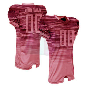 Gamme de vêtements de sport pour équipes : Uniforme de football américain respirant à manches courtes, haute qualité, favorisant la performance et le confort - Product Image 2