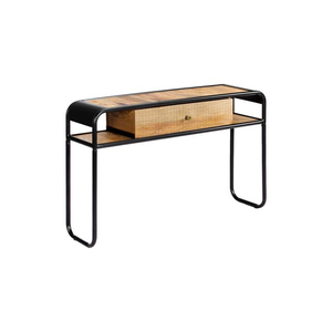 Best Selling Modern Handcrafted Wooden <b>Console</b> <b>Table</b> <b>Storage</b> Shelves New Arrival Wood Furniture Naturel <b>Console</b> <b>Table</b> Supply - Product Image 6