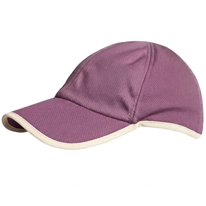 Casquette de baseball violette à 6 panneaux en maille, personnalisable avec logo, haute qualité, ODM, faible MOQ, bordure contrastante, décontractée, unisexe, réglable, style Dad Hat - Product Image 2
