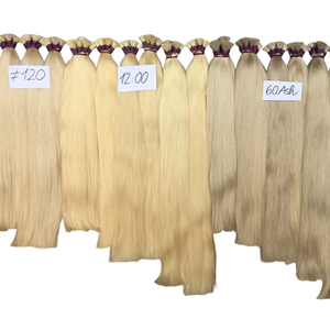 Directo de fábrica Mejor calidad 12A Grado Remy Cabello Estilo de onda suave Cutícula virgen completa alineada Venta al por mayor Cabello humano a granel - Product Image 1