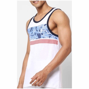 Latest Wholesale Custom High Quality Tank Top Sleeveless Breathable Men Tank Top - Product Image 2
