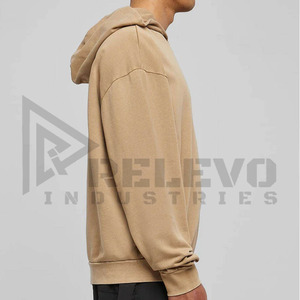 Sweat à capuche oversize pour homme 100% coton, tissu molletonné lourd, matériaux de couture de haute qualité, style respirant - Product Image 4