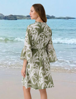 Robe d'été décontractée à col en V et imprimé floral pour femmes, robe bohème de plage à volants, mini-robe pour femmes, 2026