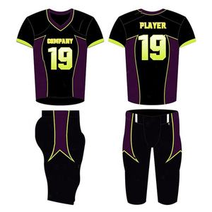 เครื่องแบบทีมฟุตบอลเยาวชนสามารถปรับแต่งได้คุณสมบัติไซส์พิเศษยอดนิยมพร้อมวัสดุระบายอากาศชุดอเมริกันฟุตบอล - Product Image 4