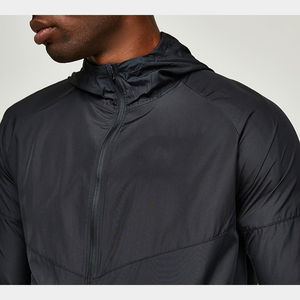 Conjunto de Dos Piezas de Chaqueta y Pantalones Deportivos Cortavientos Casuales con Capucha y Logotipo Personalizado para Hombre, Transpirable, al por Mayor, OEM - Product Image 4