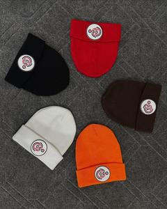Beanie <b>Cap</b> <b>Winter</b> Warm Hats Soft Knit Jacquard 3D Embroidery Bows Breathable Waterproof Wool Blend Unisex Adults - Product Image 1
