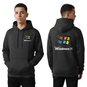 เสื้อฮู้ดดี้ผู้ชายผ้าฝ้าย 100% พร้อมหมวกแบบฝรั่งเศส ผ้าเทอร์รี่ฟอกสี ไซส์ XL พิมพ์ลายซิลค์สกรีน ลายเรียบ - Product Image 1
