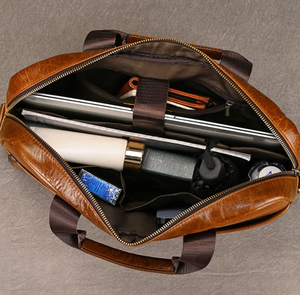 Customize <b>Leather</b> <b>Briefcase</b> for Your Husband Use It in Daily - Product Image 2