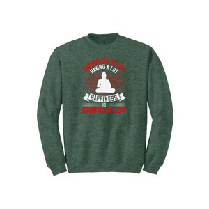 Sweat-shirt en coton mélangé Style décontracté Bouddha Thèmes Imprimer 12 Options de couleur 260-280 GSM Placement de conception personnalisable pour l'hiver - Product Image 2
