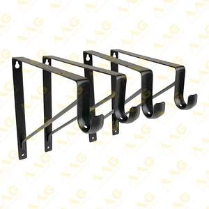 Soportes de estante de pared de alta resistencia de 10 pulgadas para soporte de estante flotante Soporte de esquina triangular de 90 grados - Product Image 5