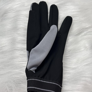 2022 Professional Equestrian <b>Half</b>-Finger Riding Gloves High Quality Cowhide Leather Custom Compatible with Winter Riding - Product Image 4