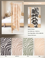 DAFNI BIG PAZAR Couvre-lit en suède tissé jacquard uni teint 100% coton respirant avec pompons 200x230cm, Plaid Piqué